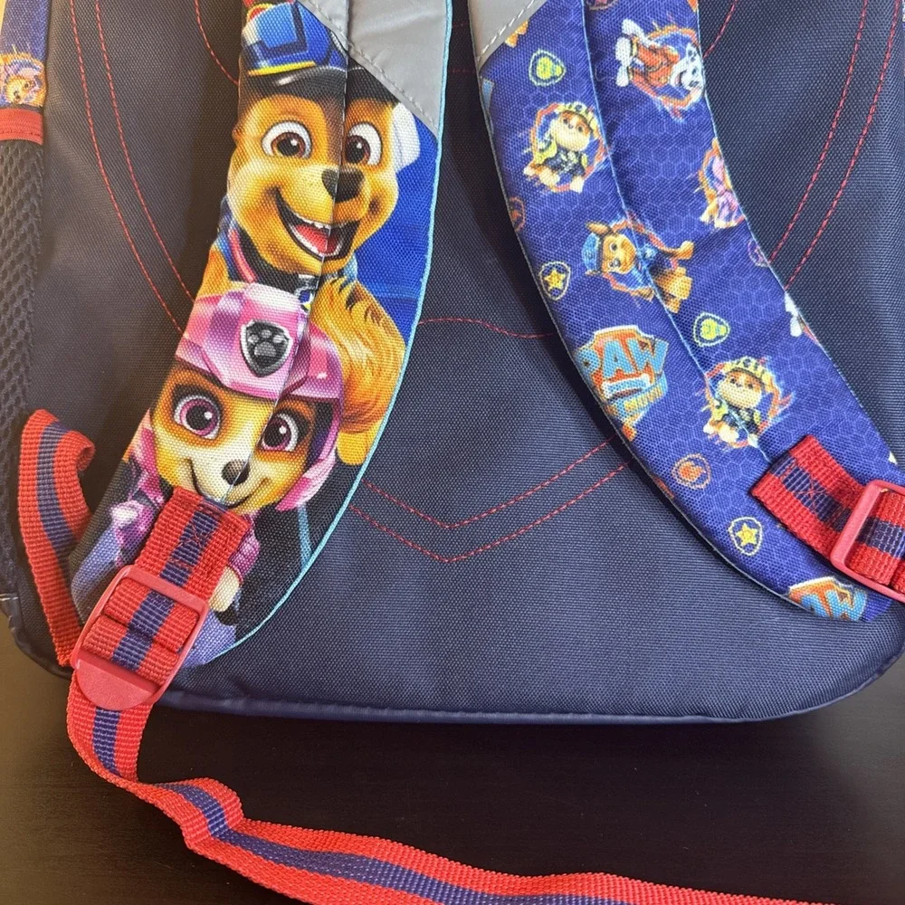 Paw‎ Patrol Nickelodeon Backpack Kid's School Book Bag Zippered Pockets